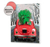 Červené Vianočné Auto (Ch0664)