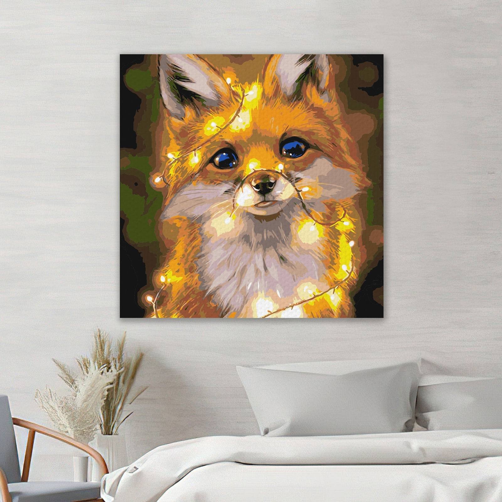 Fox In Lights (Pc0586)